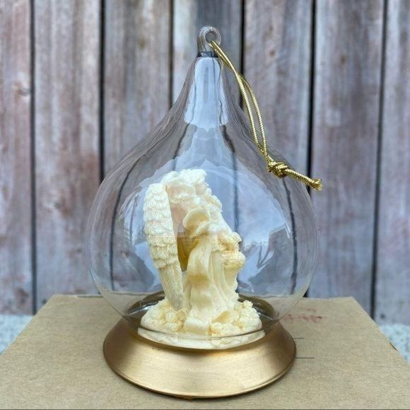 Vintage Avon Angel Glass Ornament - Picture 9 of 11